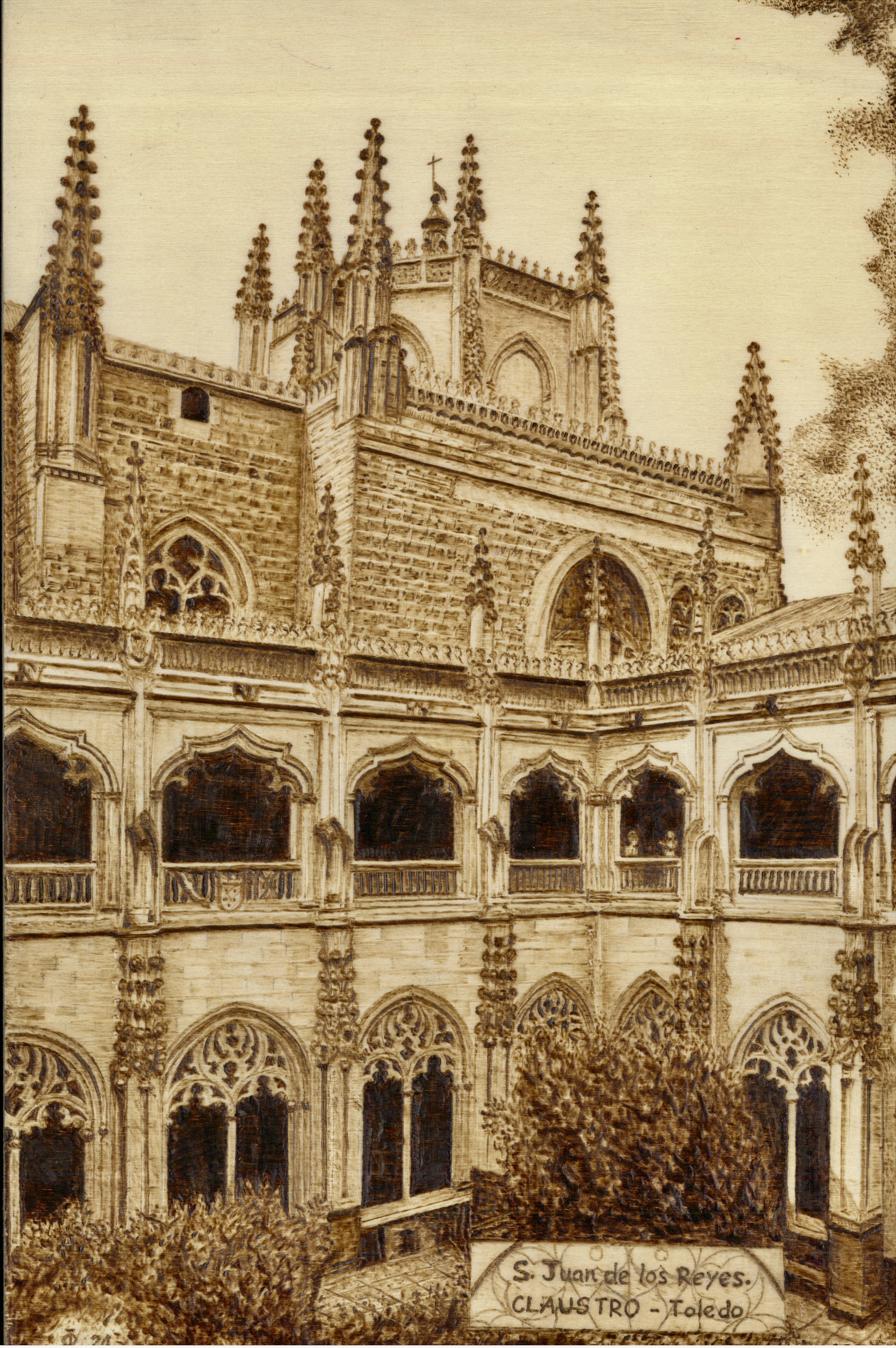Claustro gótico (S. J. Reyes-Toledo)
